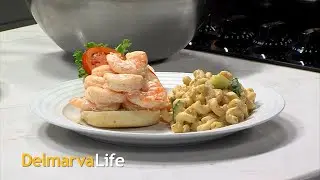 Joe White Returns to the Kitchen Concepts Kitchen Making a Delicious Shrimp Salad