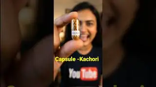 Capsule Se Kachori Kaise Banti Hai? 🤯 | Food Capsule Experiment | AllRounder Hub #shorts#shortsfeed.