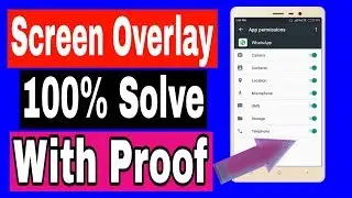 How to turn off screen overlay detected in Xiaomi Redmi Phone | SCREEN OVERLAY DETECTED.
