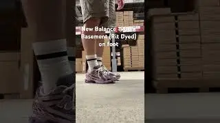 New Balance 1906 x Basement Rit dyed on foot. #newbalance #newbalance1906 #basement #onfoot#trainers