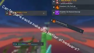Can a Texture Pack Make You Better at Bedwars?