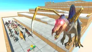 Escape From Alien Spinosaurus - Animal Revolt Battle Simulator