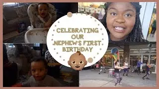 VLOG|Celebrating our Nephew's FIRST birthday and I danced in a flash mob.