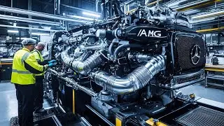Man Entirely Assembles Mercedes Truck Engine Perfectly | Start to Finish @RAZBORGRUZ - РЕМОНТ ГРУЗОВИКОВ