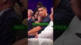 Ronaldo Reacts to IShow Speed Siuuu🔥💀🤯 #viral #shorts #ishowspeed #edit