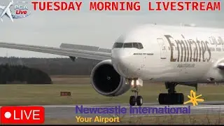 LIVE Tuesday Morning from Newcastle International Airport ✈️ | Departures, Travel & Airport Action