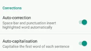 How to turn off auto text prediction on Android Nougat 7.0 phones