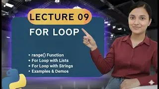 Python For Loop Explained from Scratch | range(), List, String + Mistakes 🔥