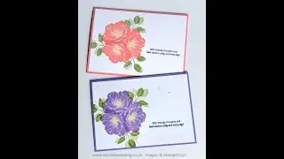 Quick tutorial using Floral Essence by Stampin'Up!  -  Twinks Stamping