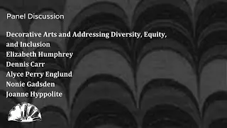 Critical Conversation: Decorative Arts and Addressing Diversity, Equity and Inclusion