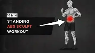 10-Min Standing Abs Sculpt Workout | Burn Belly Fat Fast (No Floor)