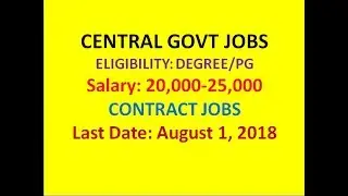 CENTRAL GOVT JOBS | SAI NOTIFICATION 2018 | SPORTS AUTHORITY OF INDIA |