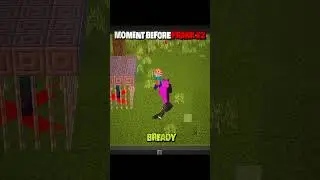 Moment Before Prank X2☠️ #minecraft #minecraftmemes