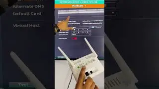 Router installed, all cameras offline || IP camera problem #cctv #1k