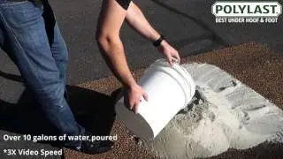 Polylast Bunker Liner Sand Test