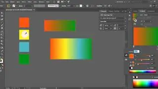 Eye dropper tool Use For Gradient and Use Colour code for Adobe Illustator Bangla