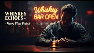 Whiskey Echoes (Video Lyric) - Slow Heavy Blues Song | Classic Vibes #bluessongs #classicvibes
