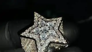Diamond Vega Star Ring White Gold