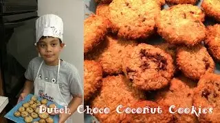 Dutch Coconut Chocolate Cookies - In Dutch and English
