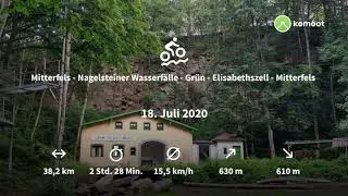 Mitterfels - Nagelsteiner Wasserf&auml;lle - Gr&uuml;n - Elisabethszell - Mitterfels