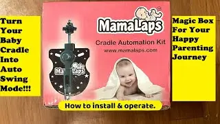How to install MamaLaps Automatic baby cradle kit into your manual cradle?