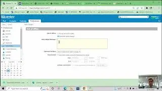 Learn Zimbra mail auto reply settings 