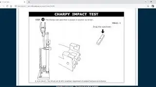 Испытание на удар по Шарпи/#NITK/#RHKatti//#VirtualLab/#ImpactTest