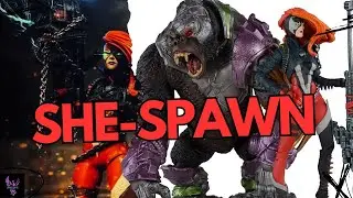 McFarlane Toys Spawn She Spawn 7 Action Figure Deluxe Box Set: Women of Action Figure Collection