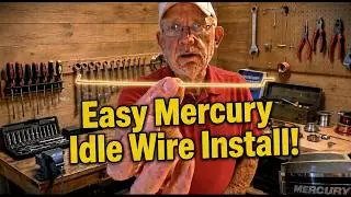 How To Install / Replace A Mercury / Mariner Outboard Idle Wire (Rod)