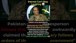 Pakistan Army&rsquo;s &ldquo;We Follow Government Orders&rdquo; Claim Sparks Online Mocker #shortsfeed