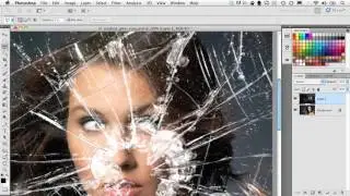 Photoshop   Dramatic Broken Glass   YouTube