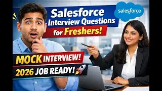 Salesforce Interview Questions for Freshers | Live Mock Interview | 2026 Job Ready 🚀