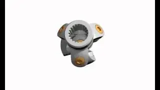 Constant Velocity Joint - 3 Pairs of Coaxial Spherical Levers