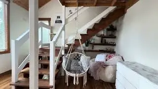 Modern Cabin Home  #hometours #kansascity #luxury #luxurylifestyle #tour #drone 