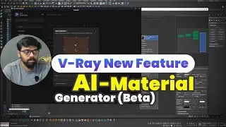 Vray AI Material Generator beta | Vray New Feature | 3ds Max Tutorial in Tamil