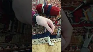 How to Repair the Edges of a Hand-Knotted Carpet #diy #crochet #education
