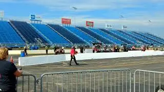 Marina Anderson.. Anderson Family Dragster Burndown at Sundown Rt. 66 Joliet IL 7/14/18