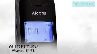 Alcatel E132 new black: видео обзор радиотелефона DECT