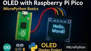 Raspberry Pi Pico with OLED Display | Beginners I2C Project Tutorial (SSD1306)