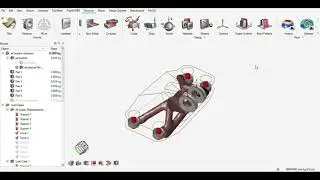 Jet engine bracket topology optimization | Altair inspire tutorial @AltairGlobalAcademicProgram