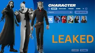 Fortnite LEAKED SKINS AND EMOTES v37.50 PART 2! (Ghostface, Art the Clown, MORE!!!)