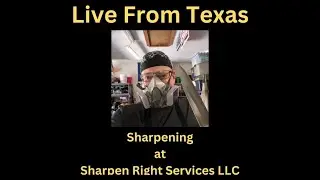 Knife Sharpening Live @ Mike White - Sharpen Right Services LLC - League City, Texas