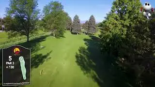 Denver Harvard Gulch Golf Course Hole 5 | Straight Fairway View & Smooth Green Approach