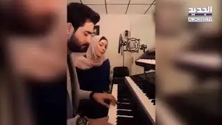 امل حجازي تنشد للرسول