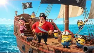 Pirate Mix-Up! Minions Sail into a Hilarious Adventure 🏴&zwj;☠️😆 | Funny Minion Cartoon