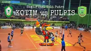 Laga Semi Final Voli Putra Kotim vs Pulpis | Porprov XII Kalteng