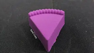 Satisfying Video and Relaxing ASMR Sand #3 Kinetic Sand Cutting Sand Crazy