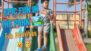 Fun in Parks 🌞 #park #fun #kidsactivities #play #playtime #morningroutine #kidsfun #outdoors #enjoy 