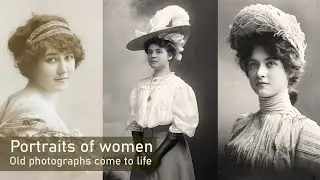 Portraits of women taken over 100 years ago, live on