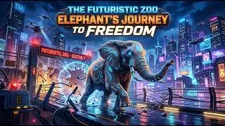 New Cartoon 2025 The Futuristic Zoo Elephant&rsquo;s Journey to Freedom | Animation Cartoon Movie in Hindi